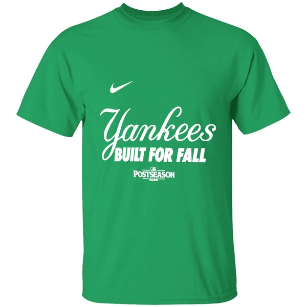 New York Yankees Baseball Built For Fall Postseason 2025 Shirt - Image 2