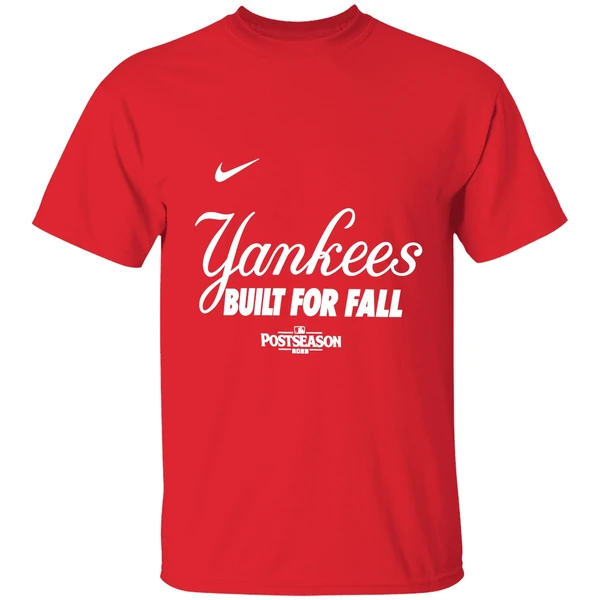 New York Yankees Baseball Built For Fall Postseason 2025 Shirt - Image 7