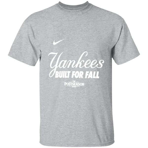 New York Yankees Baseball Built For Fall Postseason 2025 Shirt - Image 9