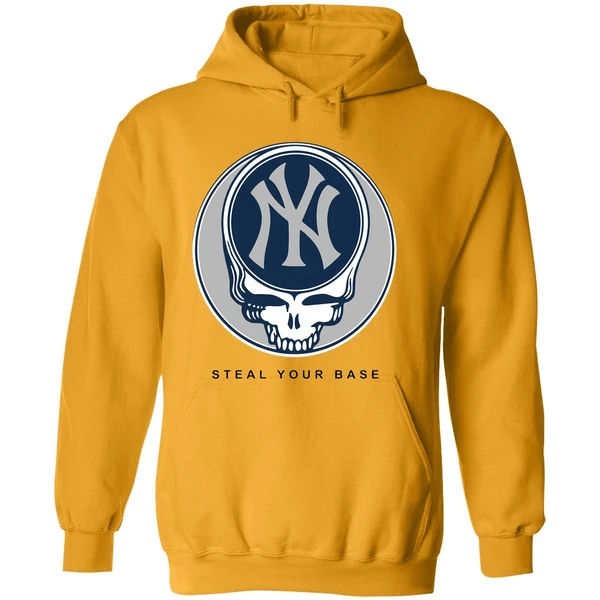 New York Yankees Grateful Dead Steal Your Base Hoodie
