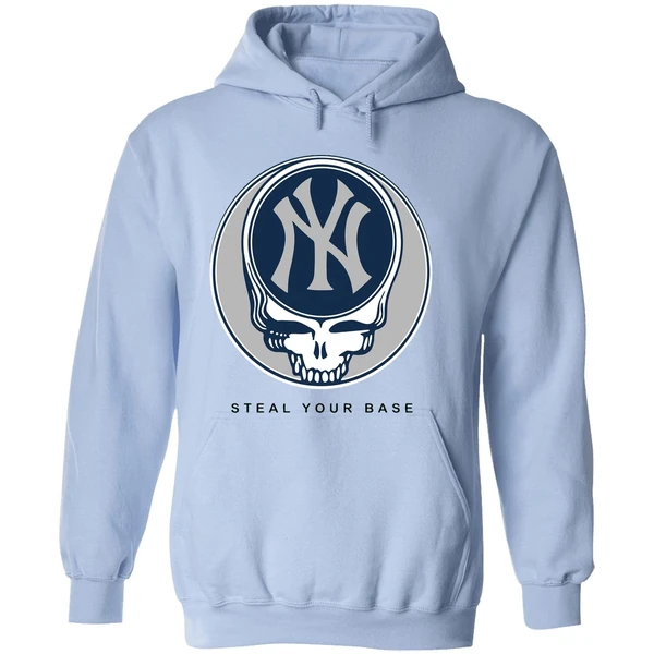 New York Yankees Grateful Dead Steal Your Base Hoodie - Image 4