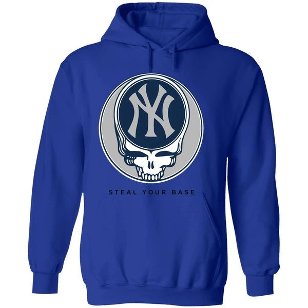 New York Yankees Grateful Dead Steal Your Base Hoodie - Image 7