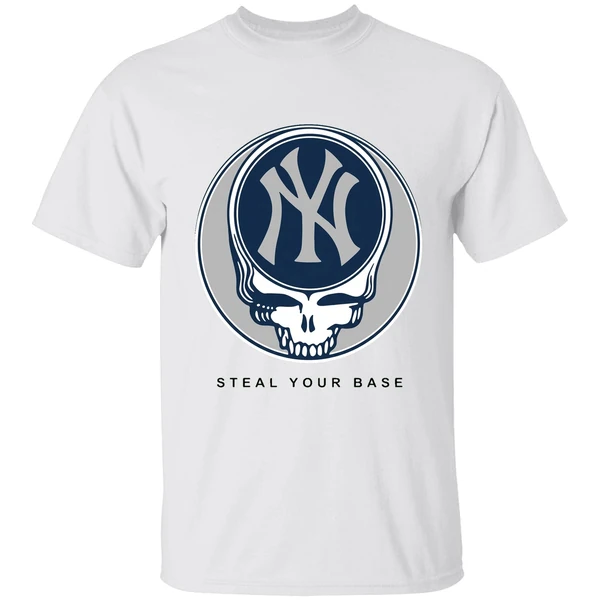 New York Yankees Grateful Dead Steal Your Base Shirt