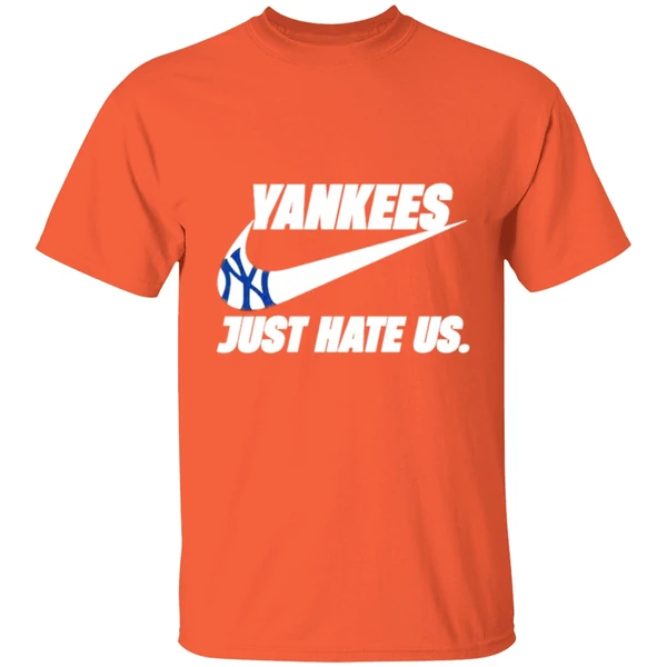 New York Yankees Just Hate Us Nike Shirt - Image 5