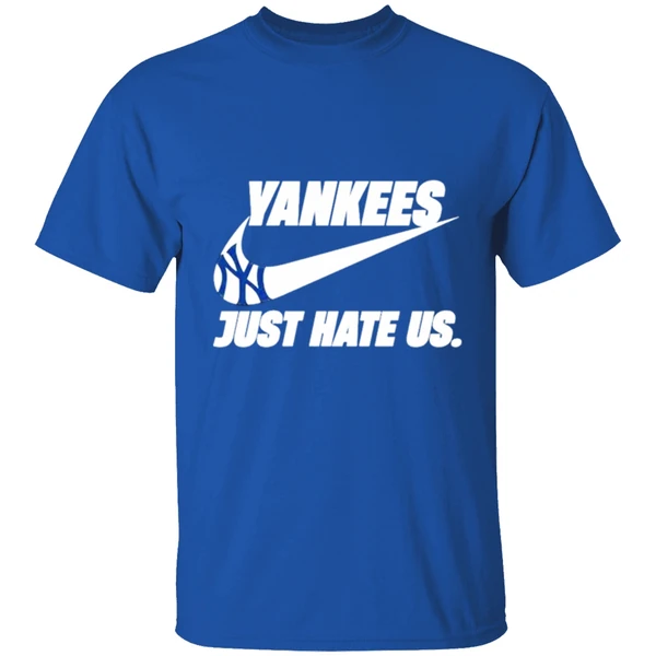 New York Yankees Just Hate Us Nike Shirt - Image 7