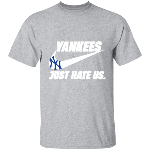 New York Yankees Just Hate Us Nike Shirt - Image 8