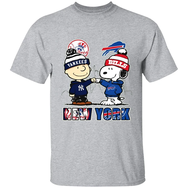 New York Yankees New York Rangers Snoopy Shirt