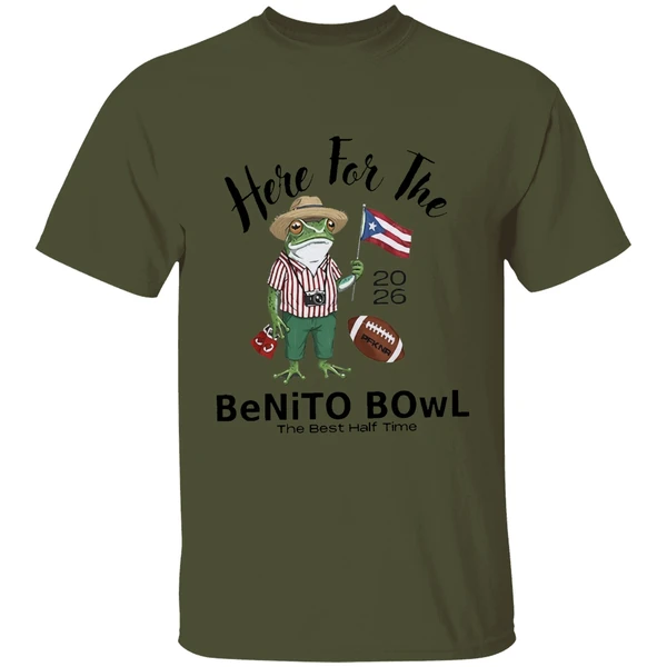 Nfl Bad Bunny Super Bowl 2026 Here For The Benito Bowl The Best Half Time Mascot Shirt - Image 9