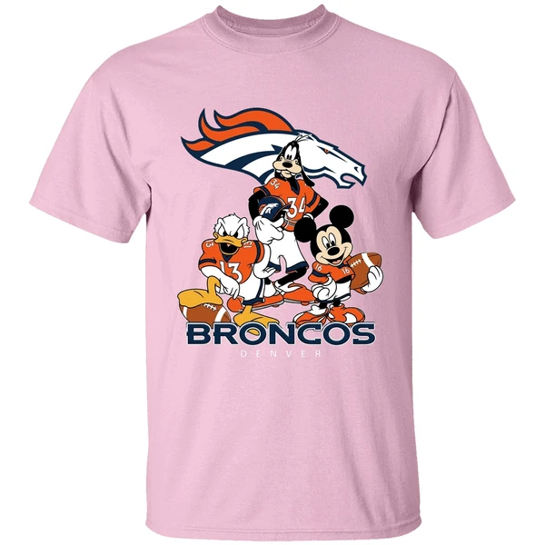 Nfl Denver Broncos Mickey Mouse And Friends Shirt - Image 2