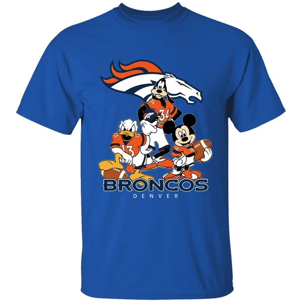 Nfl Denver Broncos Mickey Mouse And Friends Shirt - Image 5