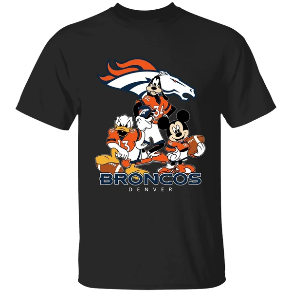 Nfl Denver Broncos Mickey Mouse And Friends Shirt - Image 7