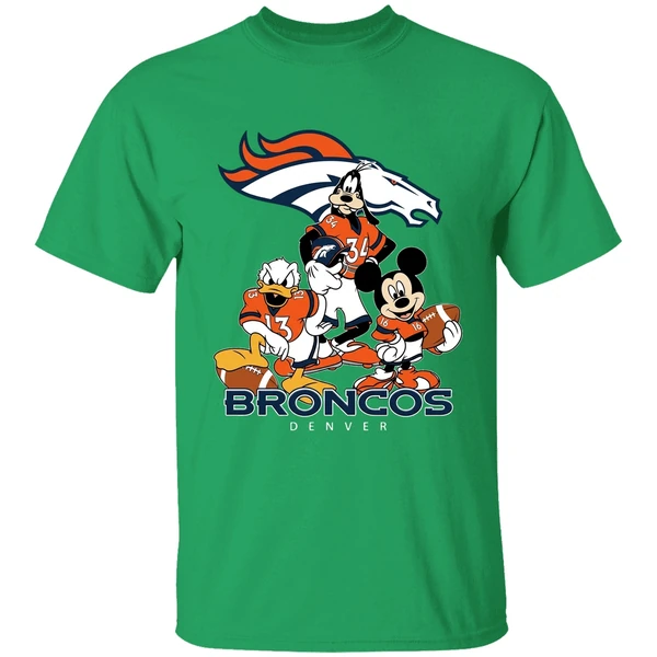 Nfl Denver Broncos Mickey Mouse And Friends Shirt - Image 8