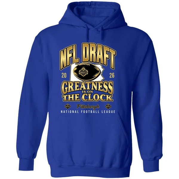 Nfl Draft 2026 Greatness Is On The Clock Pittsburgh National Football League Hoodie - Image 7