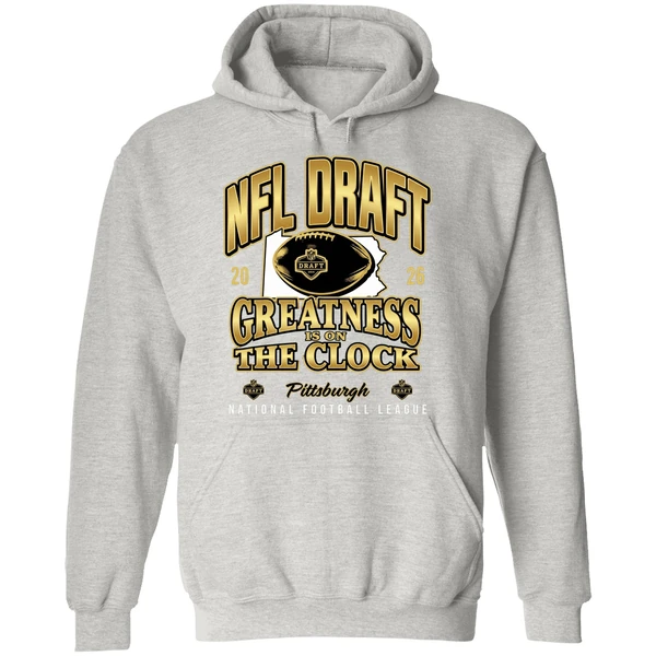 Nfl Draft 2026 Greatness Is On The Clock Pittsburgh National Football League Hoodie - Image 9