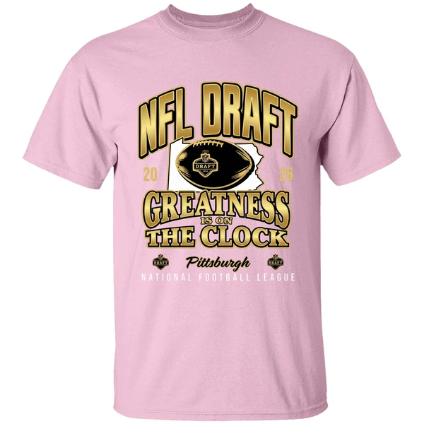Nfl Draft 2026 Greatness Is On The Clock Pittsburgh National Football League Shirt - Image 3