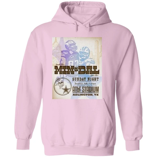 Nfl Game Minnesota Vikings Vs Dallas Cowboys Sunday Night December 14th 2025 Att Stadium Hoodie - Image 5