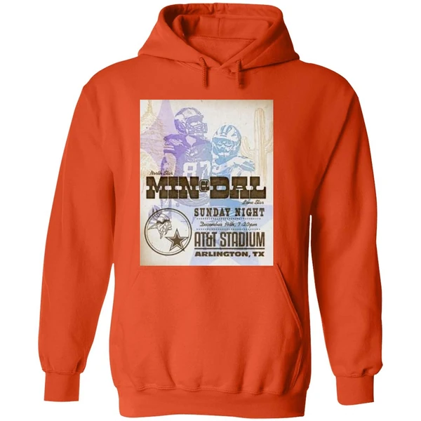 Nfl Game Minnesota Vikings Vs Dallas Cowboys Sunday Night December 14th 2025 Att Stadium Hoodie - Image 6