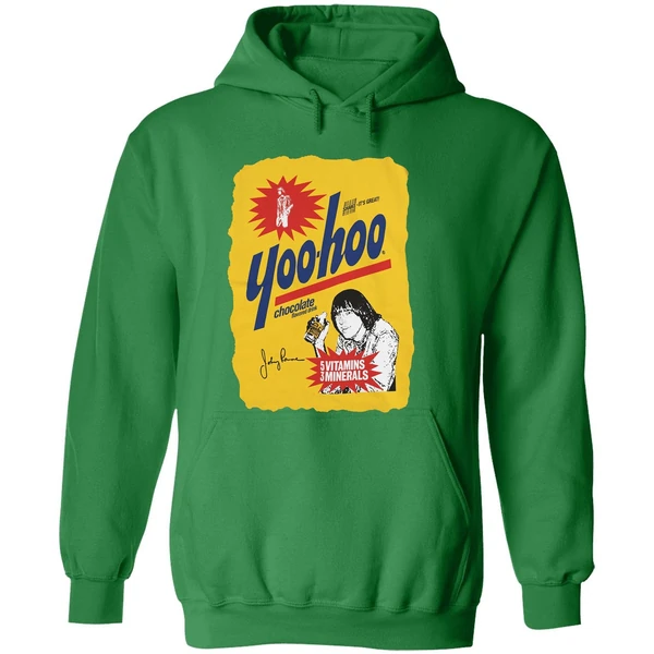 Nice Johnny Ramone Yoohoo Chocolate Drinking Hoodie - Image 2