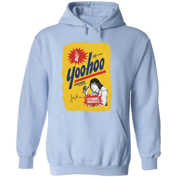 Nice Johnny Ramone Yoohoo Chocolate Drinking Hoodie - Image 4