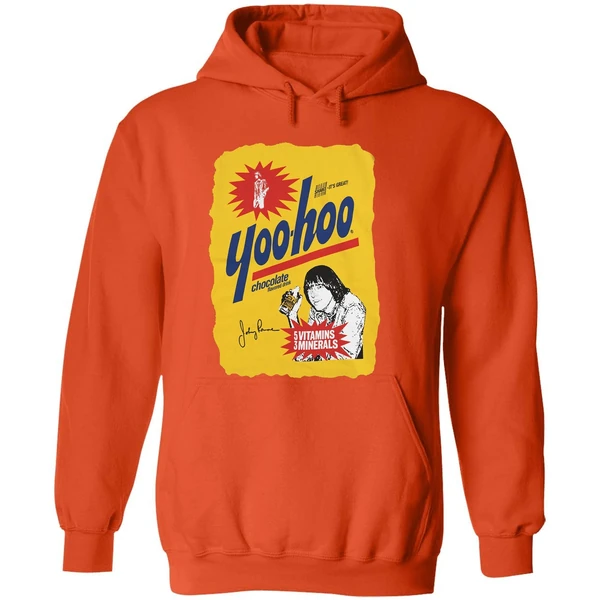 Nice Johnny Ramone Yoohoo Chocolate Drinking Hoodie - Image 6