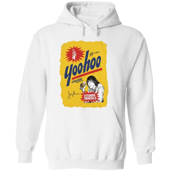 Nice Johnny Ramone Yoohoo Chocolate Drinking Hoodie - Image 8
