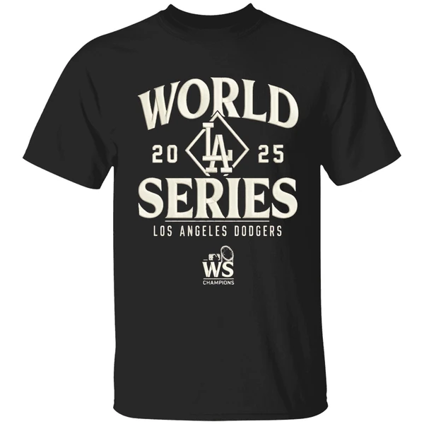 Nice Los Angeles Dodgers Majestic Threads 2025 World Series Tri Blend Shirt