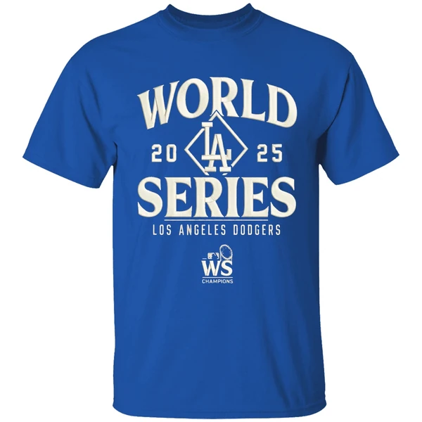 Nice Los Angeles Dodgers Majestic Threads 2025 World Series Tri Blend Shirt - Image 8