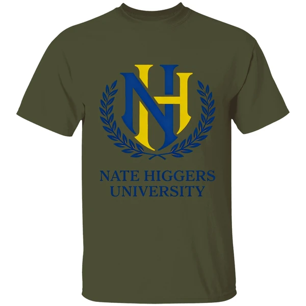 Nice Nate Higgers University Shirt - Image 9