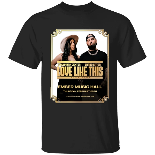 Nice Savannah Dexter Brabo Gator Love Like This 2024 Tour Shirt
