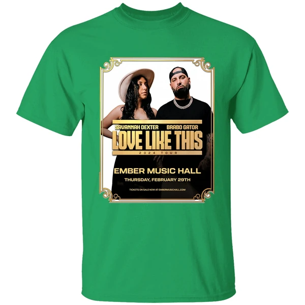 Nice Savannah Dexter Brabo Gator Love Like This 2024 Tour Shirt - Image 2