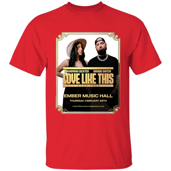 Nice Savannah Dexter Brabo Gator Love Like This 2024 Tour Shirt - Image 7