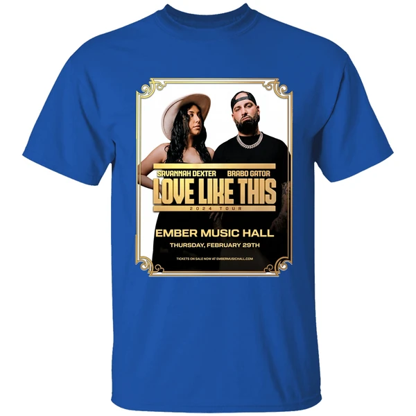Nice Savannah Dexter Brabo Gator Love Like This 2024 Tour Shirt - Image 8