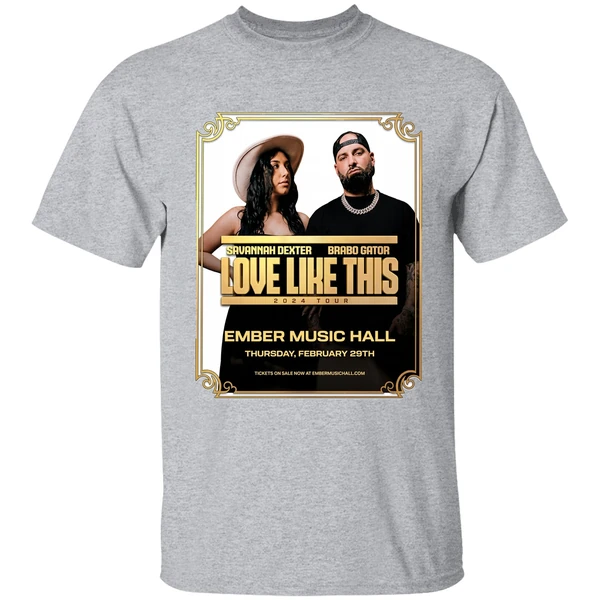Nice Savannah Dexter Brabo Gator Love Like This 2024 Tour Shirt - Image 9