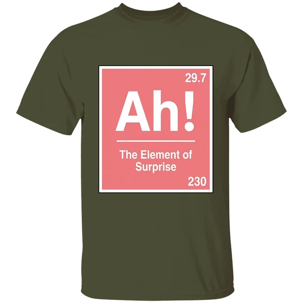 nice the element of surprise 230 ah 29 7 sci fi movie shirt militarygreen