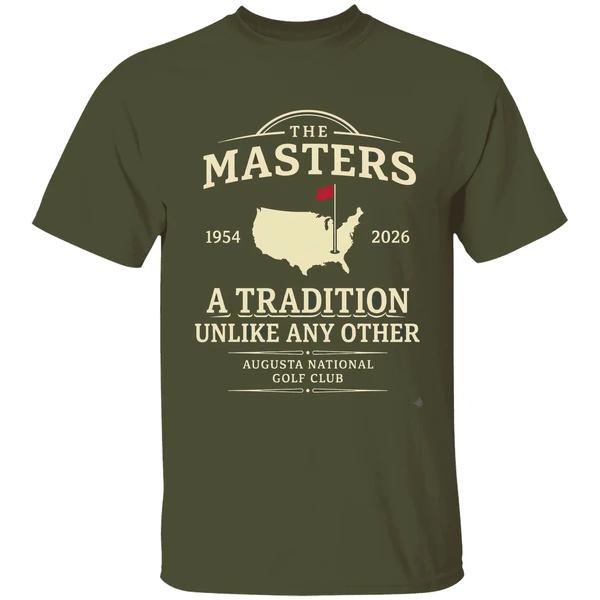 nice the masters a tradition unlike any other augusta national golf club 1954 2026 shirt militarygreen