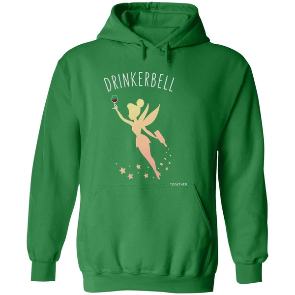 Nice Tinker Bell Holding Whisky Drinkerbell Beer Hoodie - Image 2