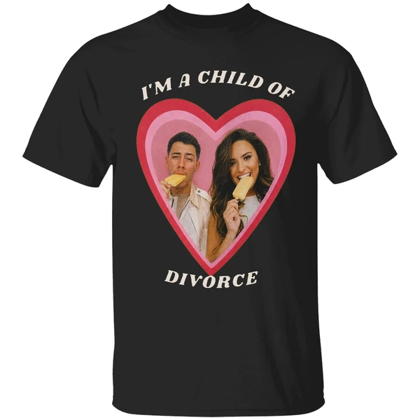Nick Jonas Demi Lovato Im A Child Of Divorce Shirt