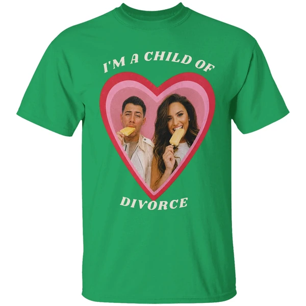 Nick Jonas Demi Lovato Im A Child Of Divorce Shirt - Image 2