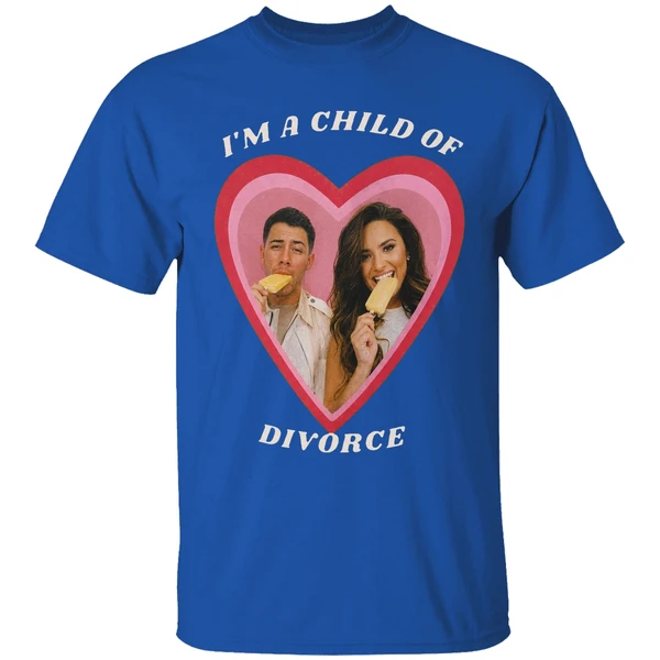 Nick Jonas Demi Lovato Im A Child Of Divorce Shirt - Image 8