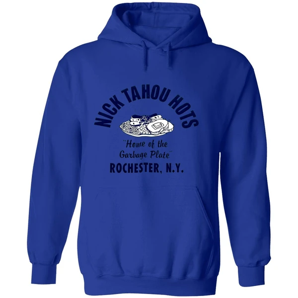 Nick Tahou Hots Home Of Garbage Plate Rochester Ny Hoodie - Image 7