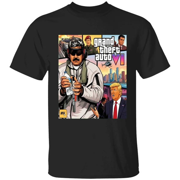 Nicolas Maduro And Trump Grand Theft Auto Vi Shirt