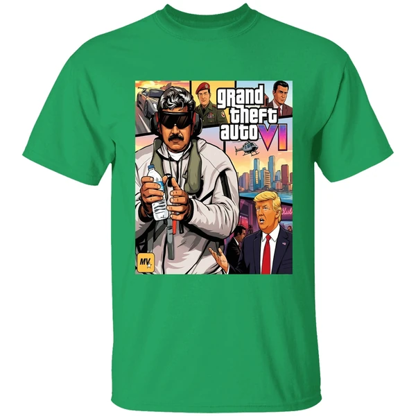 Nicolas Maduro And Trump Grand Theft Auto Vi Shirt - Image 2