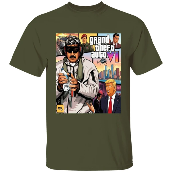 Nicolas Maduro And Trump Grand Theft Auto Vi Shirt - Image 4