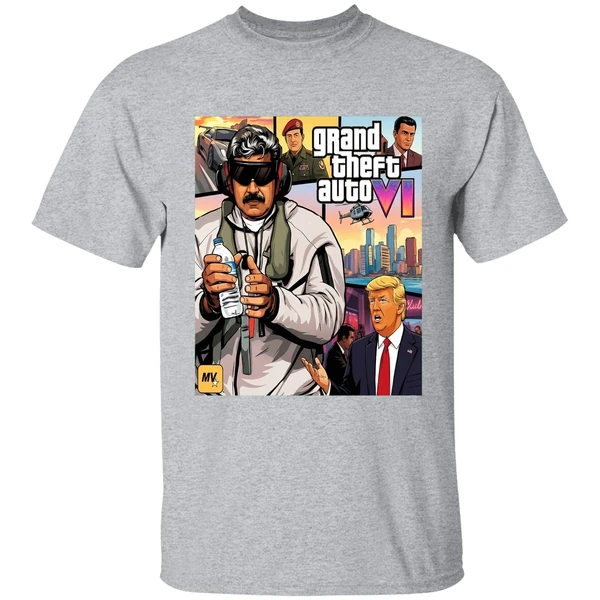 Nicolas Maduro And Trump Grand Theft Auto Vi Shirt - Image 9