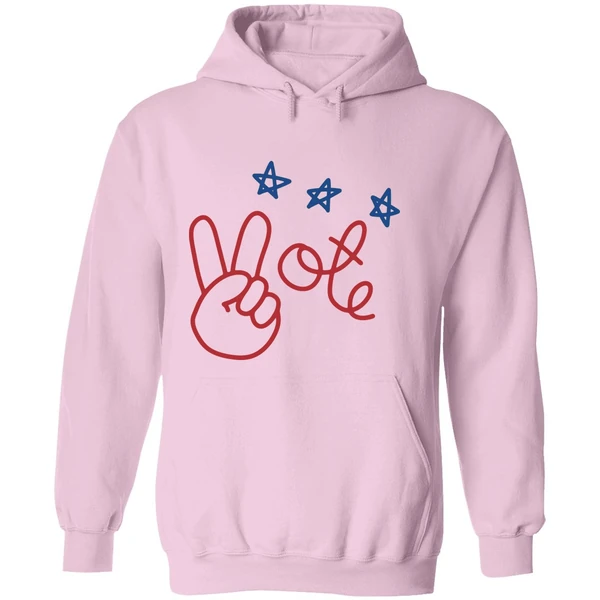 Nicolle Wallace Wear Peace Vote Hoodie - Image 5