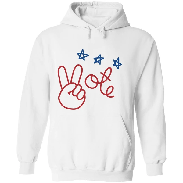 Nicolle Wallace Wear Peace Vote Hoodie - Image 8
