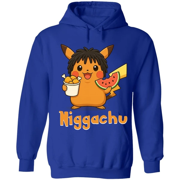 Niggachu Pokemon Hoodie - Image 3