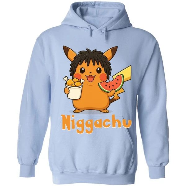 Niggachu Pokemon Hoodie