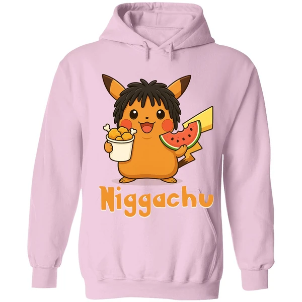 Niggachu Pokemon Hoodie - Image 4