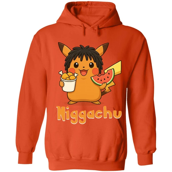 Niggachu Pokemon Hoodie - Image 5